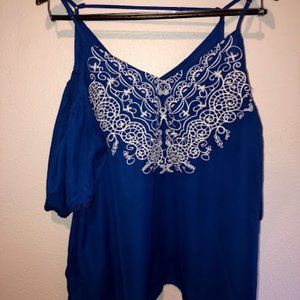 Off the Shoulder Tank with Sleeves